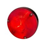 FARO REDONDO GRANDE  ROJO BIP.