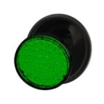 FARO RED. ELECTR. DIAM. 4 ´´ C/ 39 LEDS  (12/24)  VERDE UNIP