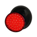 FARO RED. ELECTR. DIAM. 4 ´´ C/ 39 LEDS 12/24 ROJO BIP.