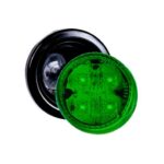 FARO ELECTR.RED. DIAM. 2 ´´ C/ 4 LED (12/24) VERDE