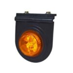 SOPORTE FLEX. C/ FARO ELECTR. 4 LED 12/24 AMBAR