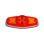 FARO DELIMITADOR UNIV. ELECT. C/ 4 LEDS  12/24  ROJO