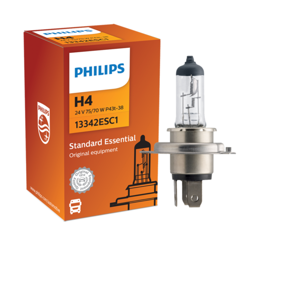 LAMPARA PHILIPS HALOGENA ESTANDAR H4 24V
