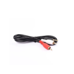 FICHA DE AUDIO PLUG A 2 RCA MACHOS 1 M LARGO X 3,5MM ANCHO