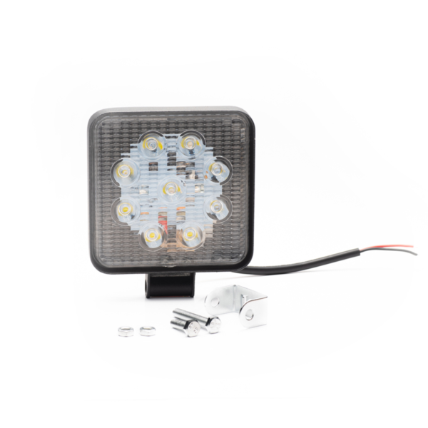 FARO LED 27W 12/24V CUADRADO 9 LED ECONOMICO