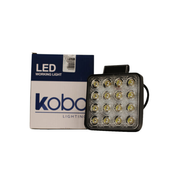 FARO LED CUADRADO 16 LEDS 9A 32V 48 WATTS