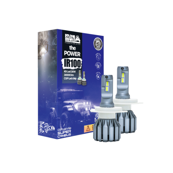 KIT DE LED H4 10 GEN. 60000LM CHIP COB 12V