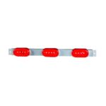 SOPORTE TRIPLE C/ 3 FAROS 1035E  ROJO