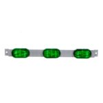 SOPORTE TRIPLE  3 FAROS 1035  VERDE