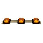 SOPORTE TRIPLE  3 FAROS 634  AMBAR