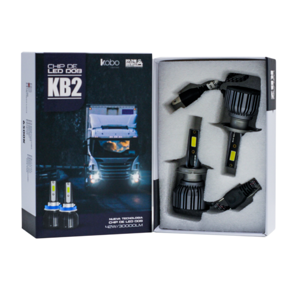KIT DE LED DOB GTX 24V H7  30000 LM 42W CHIP DOB