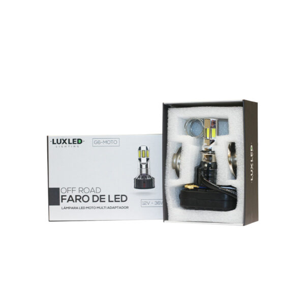 KIT LED MOTO MULTI ADAPTADOR 12V 36W 22000 LUX