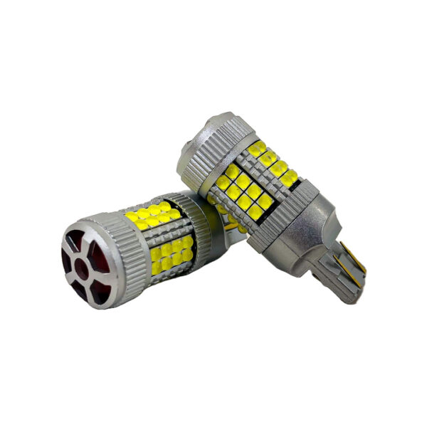 JUEGO DE LEDS SEÑALIZACION 7443 T20 BLANCO 12/24V