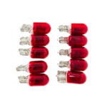 LAMPARA LED 2821 COMUN - ROJO 12V