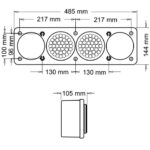 CONJ. ARMADO C/ 2 FAROS ART. 3000E ROJOS - Imagen 2