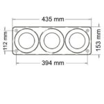 MARCO TRAS. C/ 3 FAROS 1800 ROJO UNIP. - Imagen 2