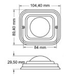 FARO ELECT. C/ 4 LED12/24 CRISTAL - Imagen 2