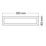 REFLECTOR RECTANG. TRAS.  ROJO - Imagen 2