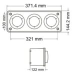CONJ. ARMADO  3 FAROS ART. 1810 (TODO ROJO UNIP.) - Imagen 2
