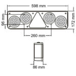 CONJ. ARMADO TRIANG. CENTRAL Y 4 FAROS ART. 3000E - Imagen 2