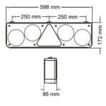 CONJ. ARMADO TRIANGULAR CENTRAL 4 FAROS - Imagen 2