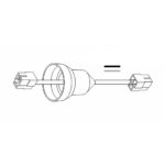 CHICOTE UNIP.  C/ CAPUCHON SERIE 1800