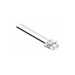 C/ECTOR ELECT.S UNIP. C/ 2 CABLES (BLA-NEG)