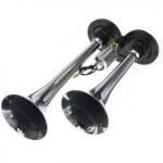 BOCINA PARA CAMION 2 TONOS CON ELECTROVALVULA 12/24V