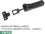 GANCHO  REGULABLE NEGRO GRANDE 175 mm