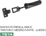 GANCHO  REGULABLE NEGRO CHICO 165 mm