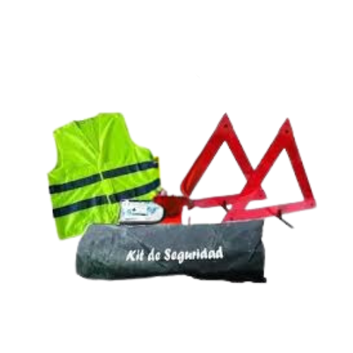 KIT REGLAMENTARIO SIN MATAFUEGO (BALIZA,CHALECO,BOTIQUIN)