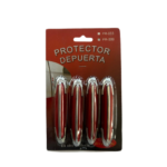 PROTECTOR PUERTA ADHESIVO C/PTAS. CROM. GRIS/NEGRO