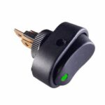 LLAVE UN PUNTO OVALADA C/LED ROJO/AM/AZUL TESTIGO