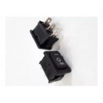 LLAVE TECLA DE 1 PUNTO BASCUL. RECT.12/24V C/LED