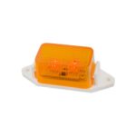 MINI FARO RECTANG. C/ 2 LEDS  AMBAR