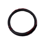 CUBREVOLANTE DETALLADO C/BORDE DETALLADO NEGRO / ROJO