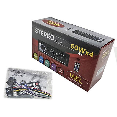 STEREO CON BLUETOOTH USB MP3 FM Y CONTROL