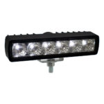 REFLECTOR RECTANGULAR DE 6 LEDS, BIBOLTAJE 12/24V C/LUZ BLFR