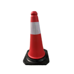 CONO REFLECTIVO DE PVC 50CM