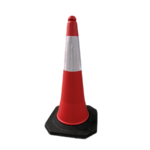 CONO REFLECTIVO PVC C/BASE X 0.75CM