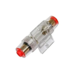 FICHAS AUDIO ZOCALO PORTA FUSIBLES DE POTENCIA, PLATA NIKEL. - Imagen 3