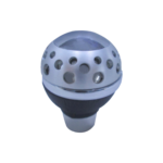 BOCHA  PALANCA DE CAMBIOS ALUMINIO NEGRO/ PLATEADO RED.UNIV