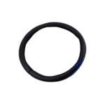 CUBRE VOLANTE PVC 38CM CON REFLECTOR NEGRO / AZUL