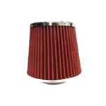 FILTRO DE AIRE CONICO COMPETICION 63MM ROJO UNIVERSAL