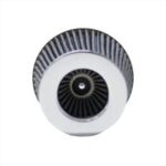FILTRO DE AIRE CONICO COMPETICION 63MM PLATEADO UNIVERSAL - Imagen 3