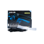 SET X 5 HILOS DE NEON RGB 12V PARA INTERIOR CON BLUETOOTH