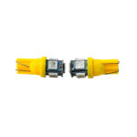 LAMPARA 2821 - T10 - W5W 5 SMD 5050 SMD - AMARILLO 24V - Imagen 3
