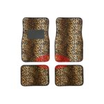 ALFOMBRA FELPA ANIMAL PRINT GRIS 4 PZAS.