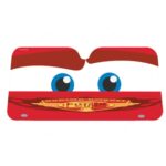 CORTINA PARASOL FRONTAL INFANTIL METAL. CARS/MINNIE