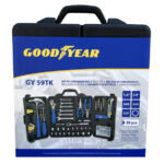 KIT DE HERRAMIENTAS GOODYEAR 59 PZAS. C/CAJA